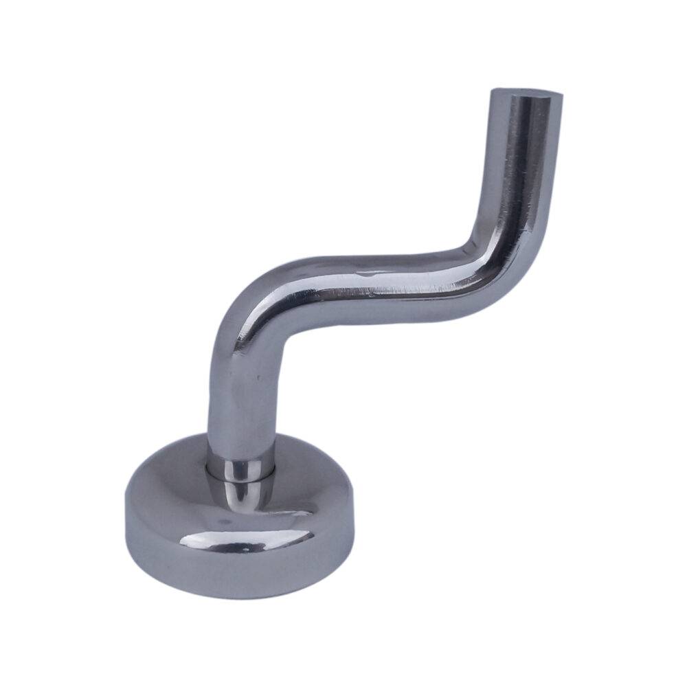 Держатель поручня сварной Ø 38 мм с крючком 12 мм