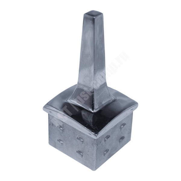 Держатель поручня для стойки 40*40 мм сварной забивной