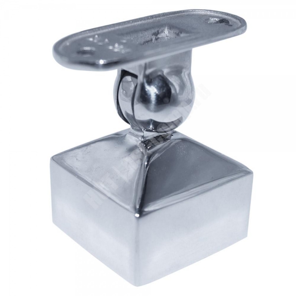 Держатель поручня регулируемый для стойки 40*40