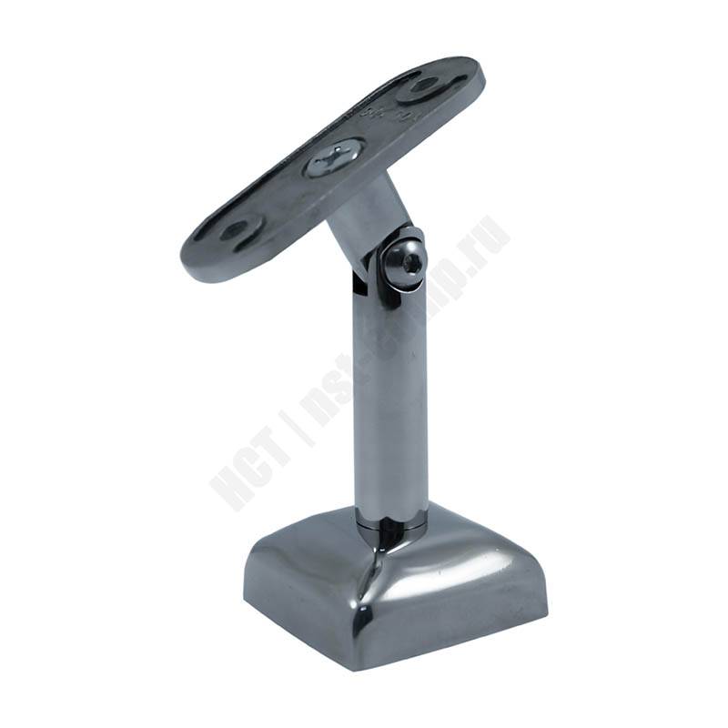 Держатель поручня регулируемый для стойки 40*40 внешний
