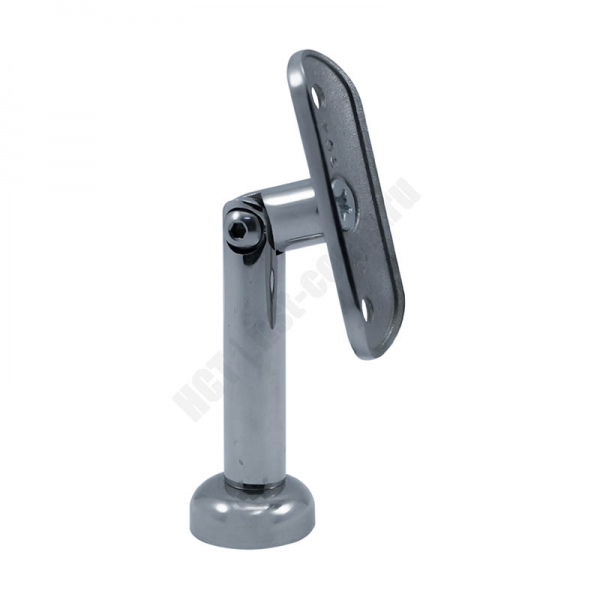 Держатель поручня регулируемый на стойку Ø 25 мм внешний