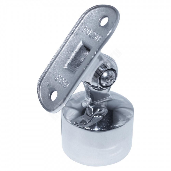 Держатель поручня регулируемый на стойку Ø 38 мм колпачковый