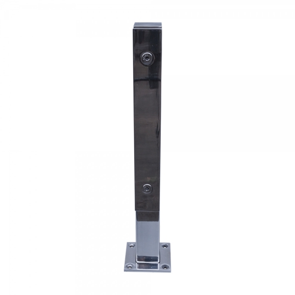 Стеклодержатель напольный 40х40х400 мм для стекла 8-16 мм