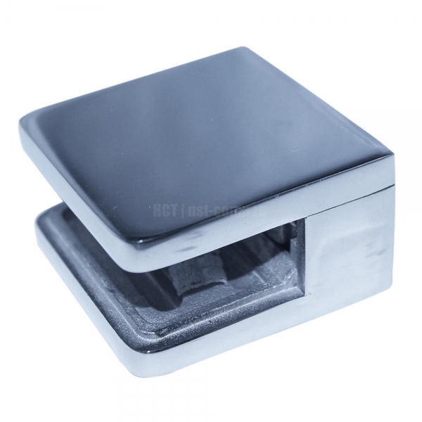 Стеклодержатель прямоугольный литой на плоскость