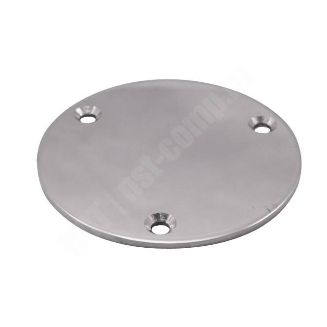 Шайба Ø 85*3 с тремя отверстиями 6 мм с потаем AISI 304