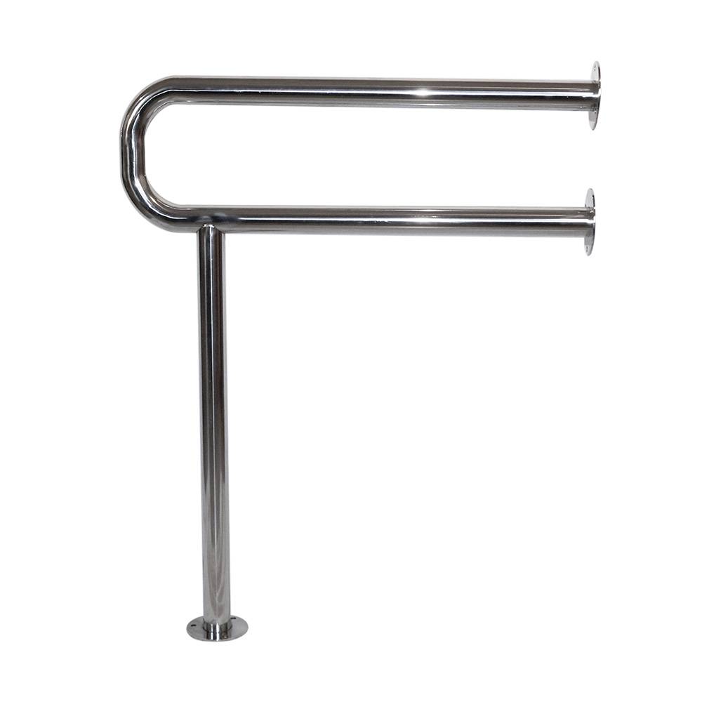 Поручень с дополнительной опорой в пол