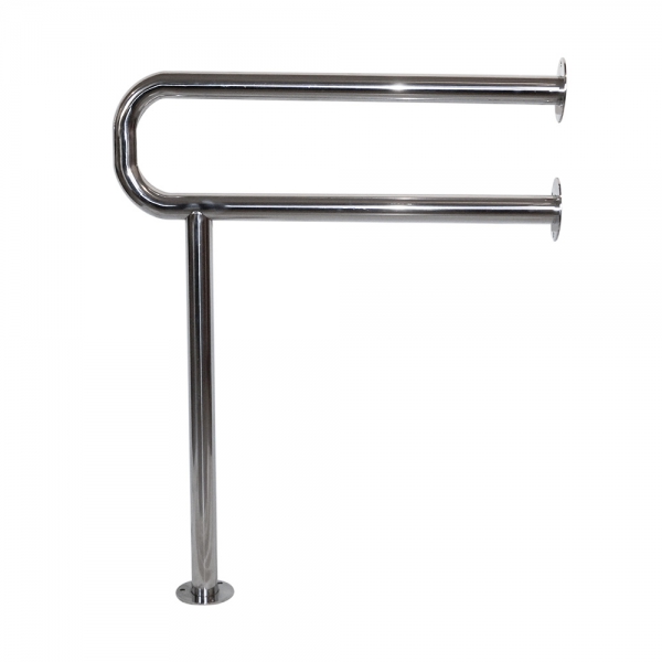 Поручень с дополнительной опорой в пол